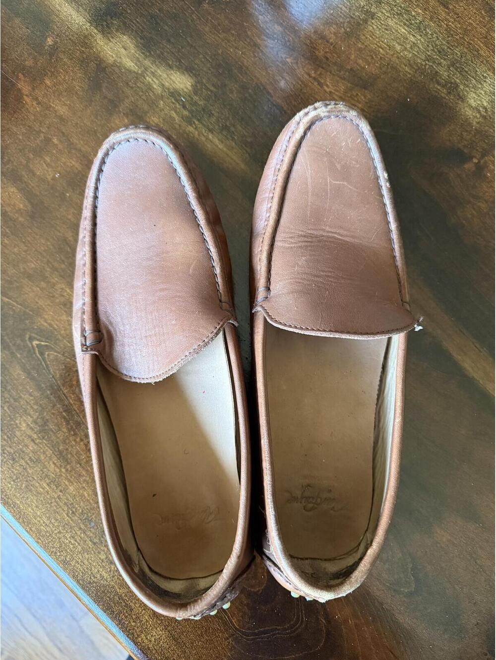 Alan Payne Brown Leather  Driving Loafers size 9